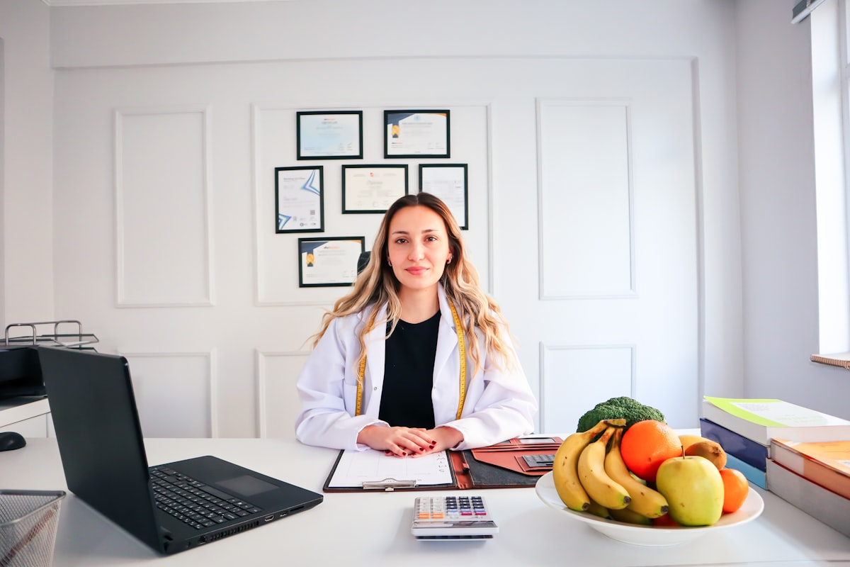 Nutrition Coach Working With Client